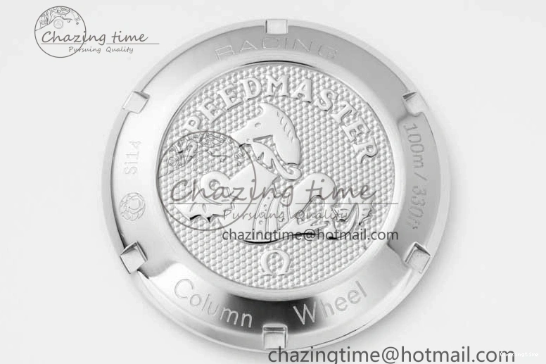 0414 Speedmaster Racing Master SS HKF Best Edition Black Dial on SS Bracelet A Versatile 7810